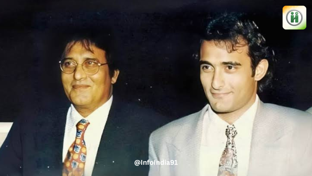 Rare old photo of Vinod Khanna with young Akshaye Khanna trending on social media