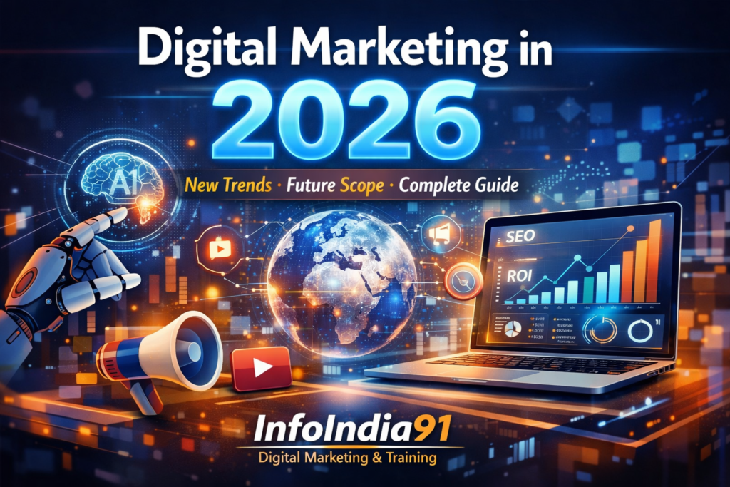 igital Marketing in 2026 AI powered marketing trends and SEO growth by InfoIndia91