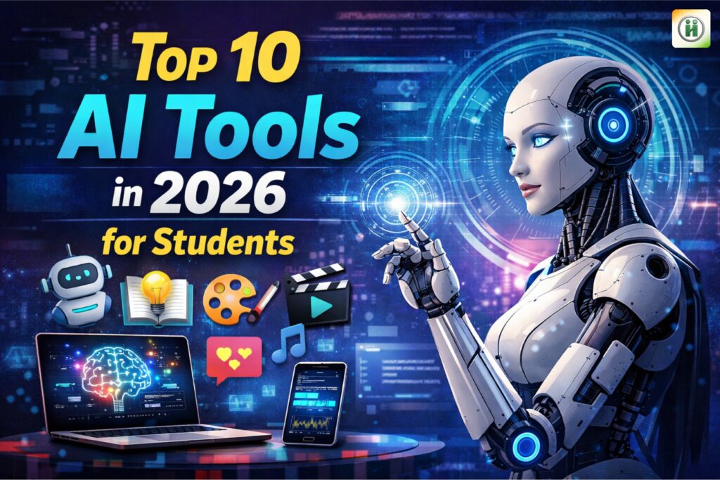Top 10 AI tools in 2026 for students to study, assignments and learning