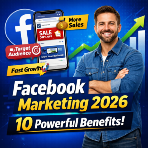 Top 10 benefits of Facebook marketing for small businesses in 2026 including sales growth and targeted audience